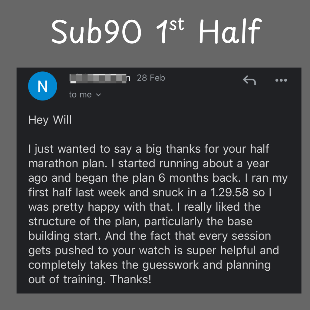 The Modular HALF Marathon System by Dr Will