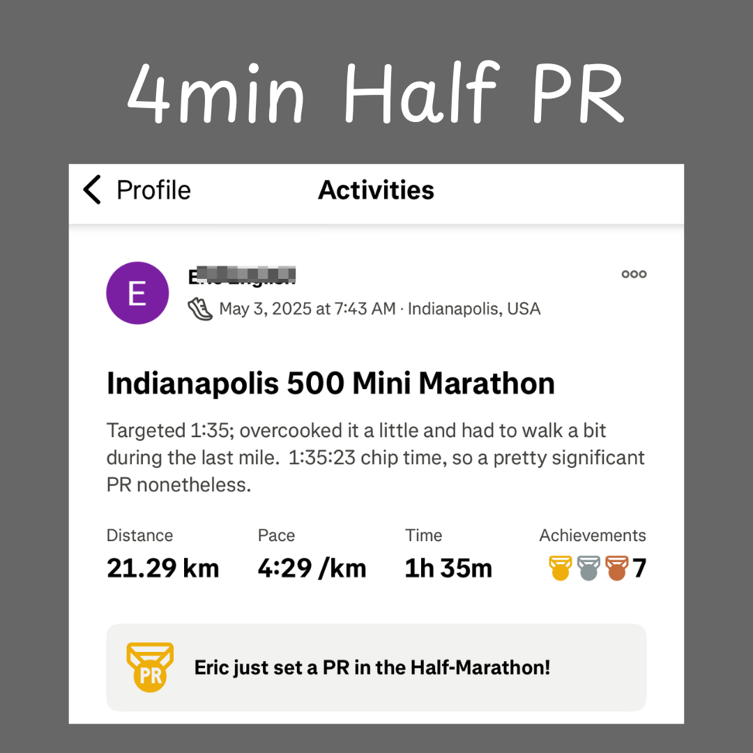 The Modular HALF Marathon System by Dr Will